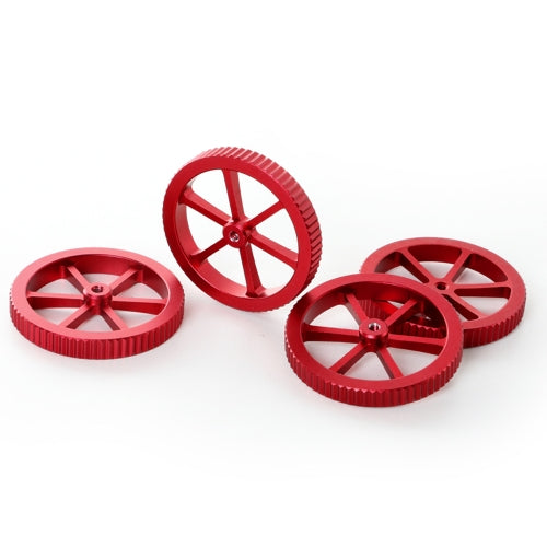 Creality Metal Red Hand Screwed Leveling Nut for Ender-3 / Ender-3 Pro / Ender-3 V2 / CR-10 Pro V2 3D Printer (Red)