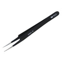 BEST BST-09 Precision Anti-static ESD Stainless Steel Tweezers