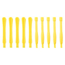 10 PCS Mobile Phone Repair Tool Spudgers (5 PCS Round + 5 PCS Square)(Yellow)