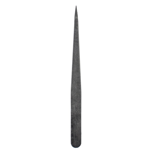 JF-S12 Anti-static Carbon Fiber Straight Tip Tweezers(Black)