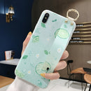 Lemon Pattern Wrist Strap TPU Case For iPhone 8 Plus & 7 Plus(Lemon Pattern model C)