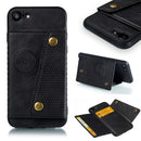 Leather Protective Case For iPhone SE 2020 & 8 & 7(Black)