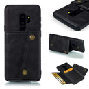 Leather Protective Case for Galaxy S9 Plus(Black)