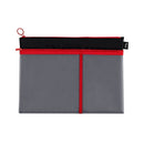 Original Xiaomi Youpin fizz A4 Transparent Mesh Zipper Bag (Red)