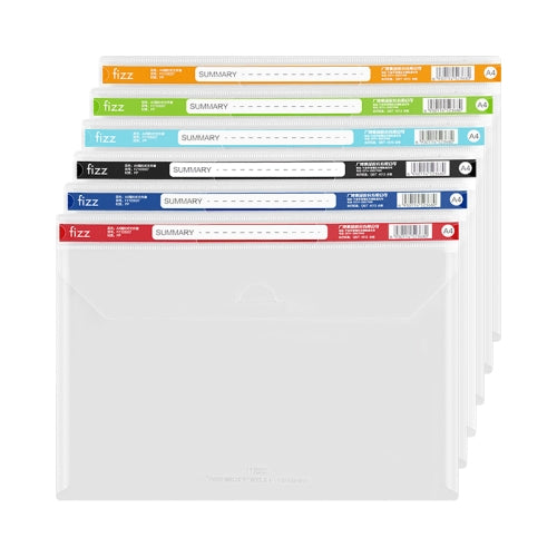 6 PCS Original Xiaomi Youpin fizz Bayonet A4 File Bag