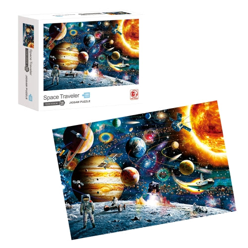 LZ9920 DIY Paperboard Space Traveler Puzzle Jigsaw 1000PCS