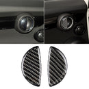 2 PCS R / F Universal Car Door Handle Carbon Fiber Decorative Sticker for BMW Mini R55 / R56 / R60 / R61 / F55 / F54 / F60
