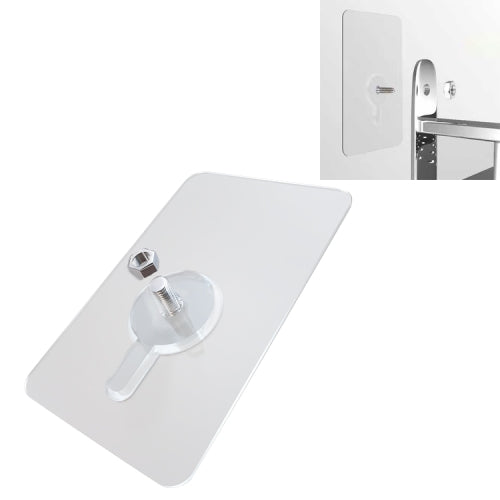Screw Sticky Hook Wall Hanging Punch-free Wall Sticker Hook, Screw Length: 6mm (Transparent)