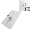 Screw Sticky Hook Wall Hanging Punch-free Wall Sticker Hook, Screw Length: 10mm (Transparent)
