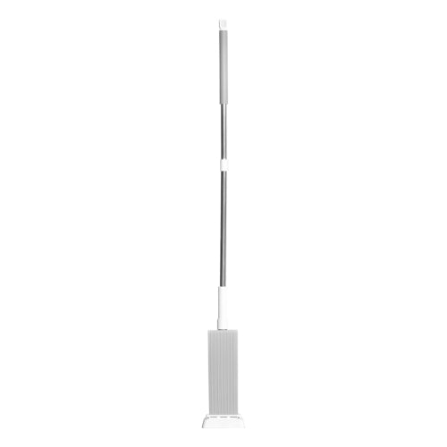 Original Xiaomi Youpin Quange Aluminum Pole Free Hand-wash Glue Cotton Flat Mop Cleaning Tools (White)