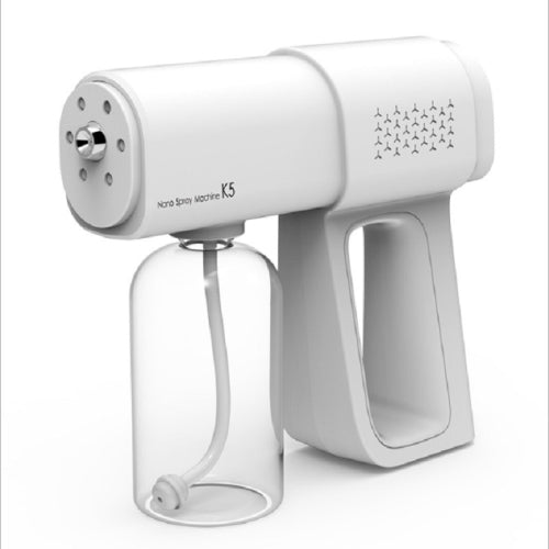 K5 Handheld Blue Light Disinfection Nano Spayer USB Wireless Disinfection Machine(White)