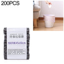 2 PCS Kitchen Toilet Household Flat Mouth Point-break Plastic Bag Garbage Bag, Weight: 160g(Black)