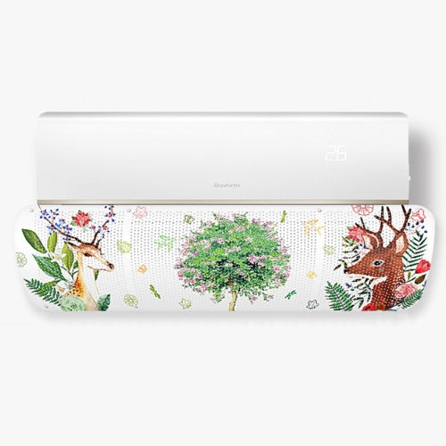 Anti Direct Blow Wall Mounted Air Conditioner Guide Plate Cold Air Baffle (Two Deer)