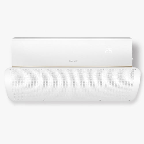 Anti Direct Blow Wall Mounted Air Conditioner Guide Plate Cold Air Baffle (White)