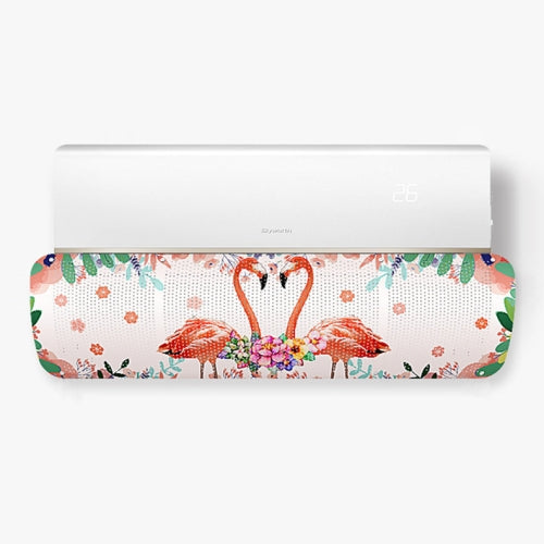 Anti Direct Blow Wall Mounted Air Conditioner Guide Plate Cold Air Baffle (Flamingo)