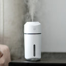 Large Capacity 320ml LED Automatic Humidifier Sprayer, Battery Version(White)