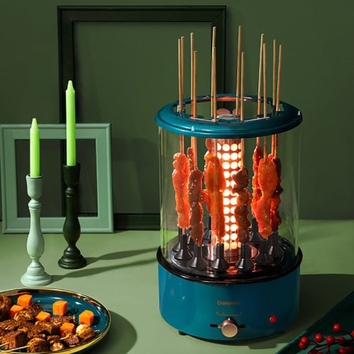 Household Electric Baking Smokeless Automatic Rotating BBQ Machine, CN Plug