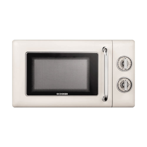 Original Xiaomi Youpin QCOOKER CR-WB01B 20L Retro Simple Operation Microwave Kitchen Appliances, CN Plug(White)