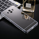 For Huawei Mate 10 Acrylic + TPU Electroplating Mirror Protective Back Cover Case (Silver)