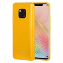 GOOSPERY PEARL JELLY TPU Anti-fall and Scratch Case for Huawei Mate 20 Pro (Orange)