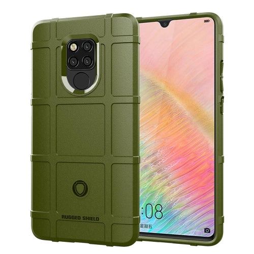 Shockproof Full Coverage Silicone Case for Huawei Mate 20X Protector Cover (Army Green)