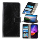 Retro Crazy Horse Texture Horizontal Flip Leather Case for Huawei Honor 20, with Holder & Card Slots & Photo Frame & Wallet (Black)