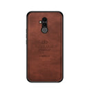 PINWUYO Shockproof Waterproof Full Coverage PC + TPU + Skin Protective Case for Huawei Mate 20 Lite / Maimang 7 (Brown)