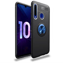 lenuo Shockproof TPU Case for Huawei Honor 10i, with Invisible Holder (Black Blue)