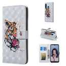 Tiger Pattern 3D Horizontal Flip Leather Case for Huawei P30 Lite, with Holder & Card Slots & Photo Frame & Wallet