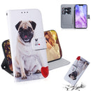 Pug Pattern Coloured Drawing Horizontal Flip Leather Case for Huawei Nova 3, with Holder & Card Slots & Wallet