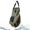 Outdoor Camping Portable Solar Heating with Thermometer Folding High Quality Hot Water Shower Bag, Capacity: 20L