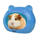 Elaborate Works Natural Ceramic Hamster Sleeping Bed, Cooling Hamster Nest(Blue)