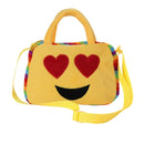 Portable Lovely Faces Square Shape Plush Doll Backpack, Kindergarten Children Shoulder Bag