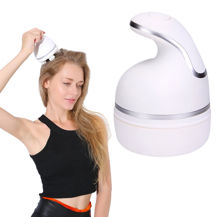 SUPER LIFE 3D Kneading Tool Electric Head and Body Massager, Pure Whit