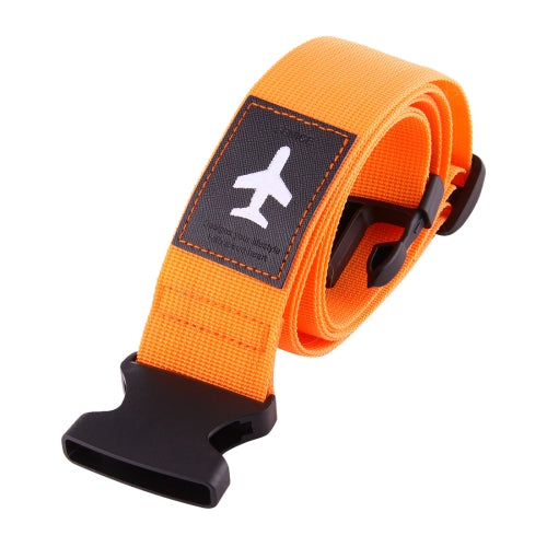 Luggage Strap Belt Trolley Suitcase Adjustable Security Belt, Length: about 170cm(Maximum)(Orange)