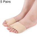 5 Pairs Threaded Thumb Valgus Care Foot Forefoot Thickened Super Soft Thumb Protector, Size: L
