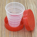 4pcs 200ml Fashionable Outdoor Activity Using Plastic Portabel Folding Dringking Cup