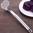 SSGP Kitchen Accessories Stainless Steel Mashed Pressed Potatoes Tools, Length: 25cm