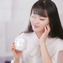 Rice Cooker Shape Mini LED Light Air Humidifier for Home & Office(White)