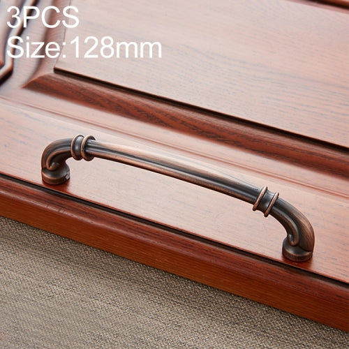 3 PCS 6569-128 Sub Red Peach Wood Drawer Cabinet Door Handle