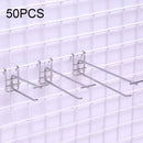 50 PCS 5.8mm Supermarket Iron Grid Shelf Double Hook, Length: 15cm