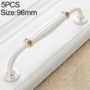 5 PCS 6064_96 Thickened Drawer Cabinet Handle (Ivory)