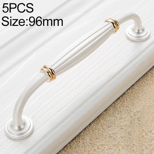 5 PCS 6064_96 Thickened Drawer Cabinet Handle (Ivory)