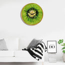 Kiwi Fruit Pattern Home Office Bedroom Decoration Acrylic Mute Wall Clock, Size : 28cm