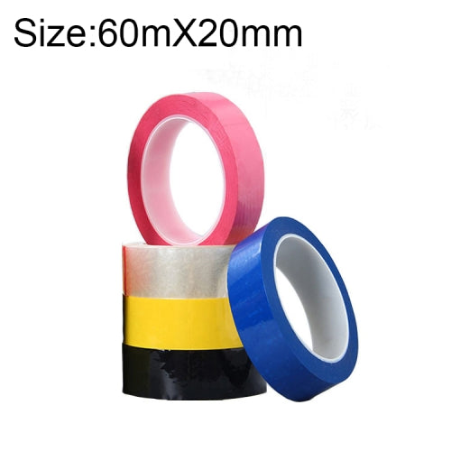 5 Volumes High-Temp Insulation Adhesive Mara Tape for Transformer Motor Capacitor Coil Wrap, Size: 60m x 20mm, Random Color Delivery