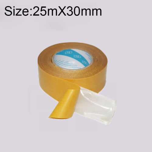 Double-sided Strong Mesh Cloth Base Tape Seamless Wear-resistant Tape , Size: 25m x 30mm