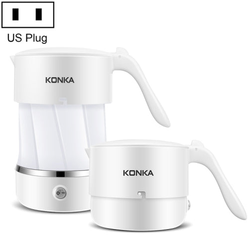 KONKA KEK-06G501 Portable Foldable Travel Electric Kettle, Capacity : 0.5L, US Plug
