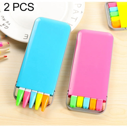 2 Boxes Sale Colorful Candy-color Highlighter Pen Key Point Marker Pen, Random Color Delivery