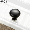 5 PCS 4203 Simple Cabinet Door Handle Drawer Wardrobe Zinc Alloy Handle(Black)