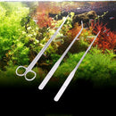 3 PCS Stainless Steel Scissors, Tweezers and Clip, Tree Plant Grass Miniatures Aquarium Fish Tank Landscape Trim Tools